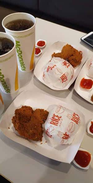 麥當勞食物圖片 — Pixel Fold 壁紙