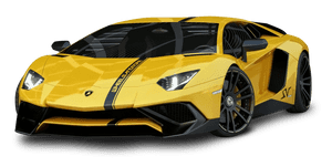 黃色藍寶堅尼Aventador S V