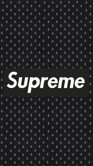 黑白Supreme品牌壁纸 — 中性 壁紙