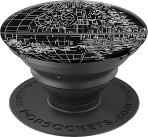 黑色Pop Socket圖案設計