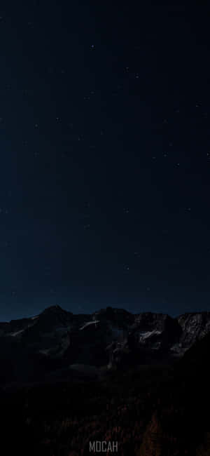 黑色星空背景 — iPhone 17 Pro 壁紙