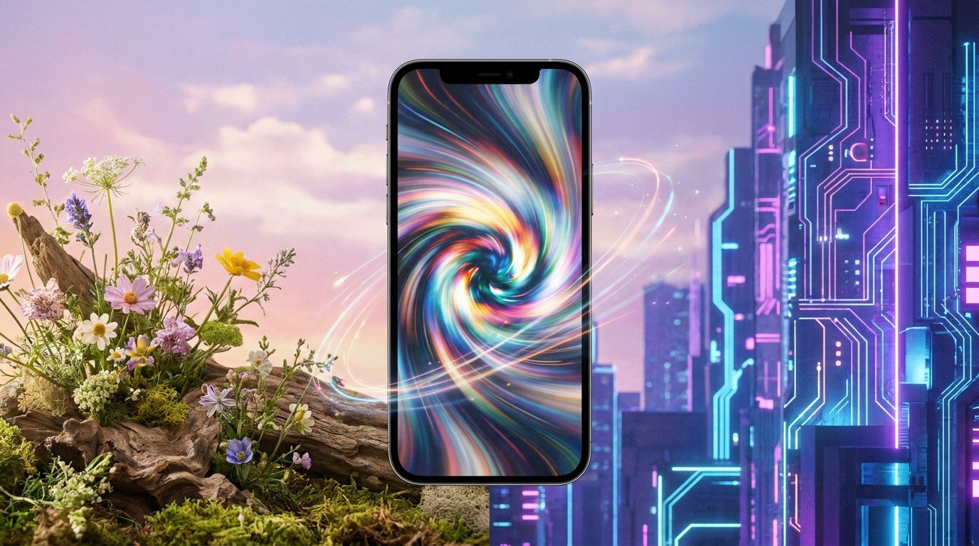 2026年iPhone最佳動態桌布網格圖，按美學風格分類
