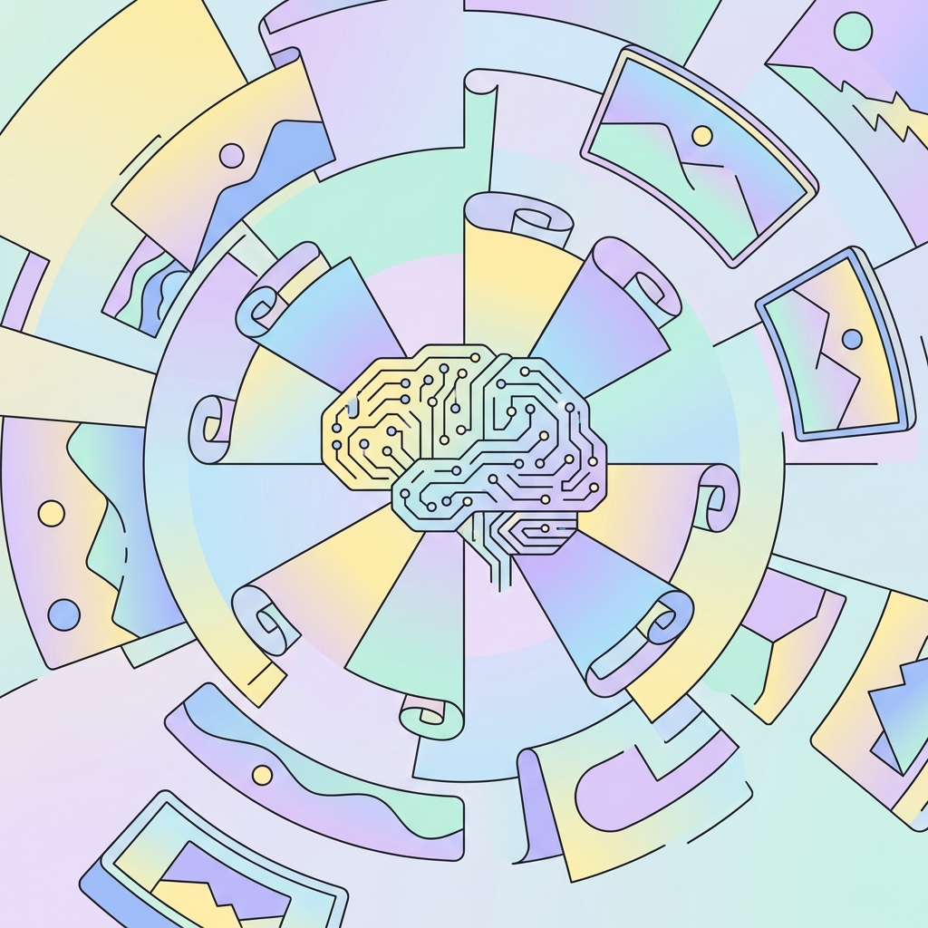 AI 生成 工具插圖